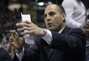 Lightning coach Rick Tocchet was proud of his team's play on its long exhibition road trip. (Picture courtesy of yahoo.com)