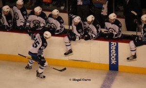 Jets Exhibition Game Mark Scheifele goal1