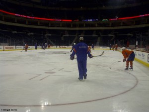 Islanders practice Feb 14 2012