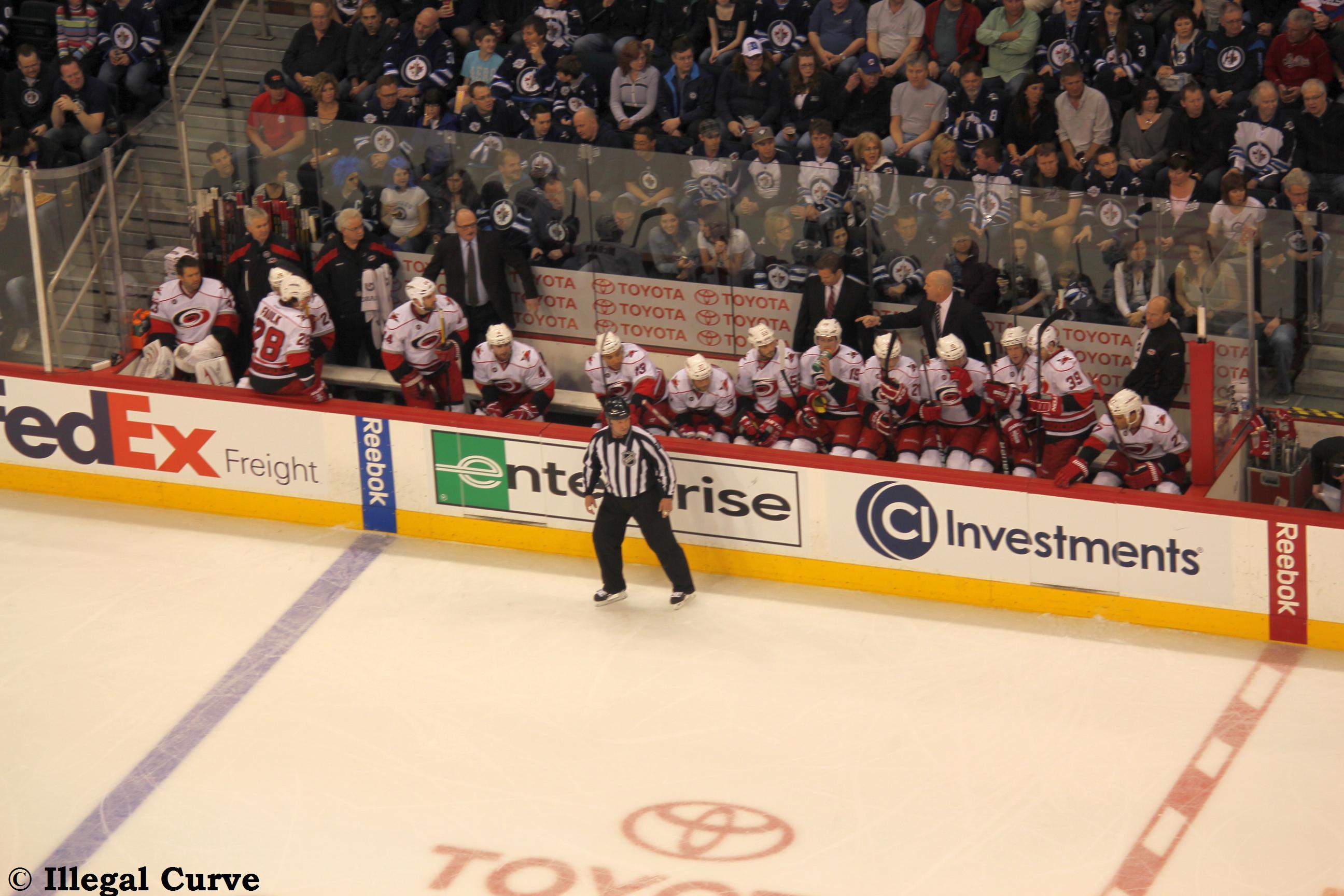 Canes bench March 18 2012
