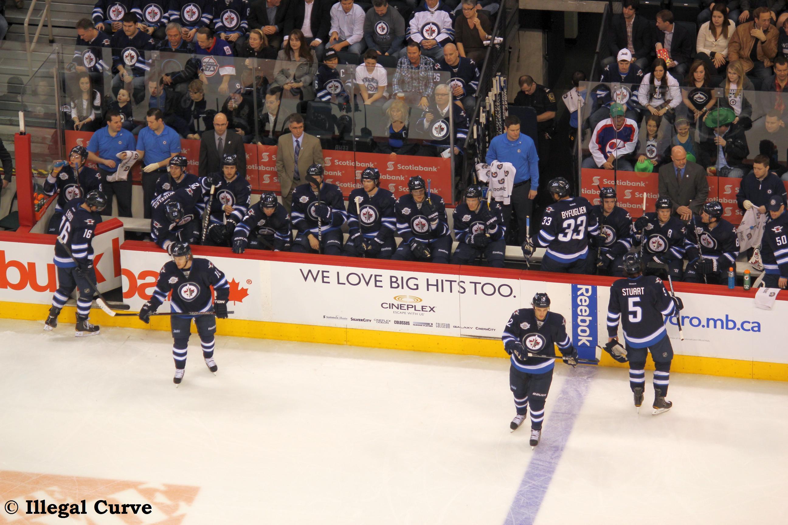 Jets bench March 16 2012