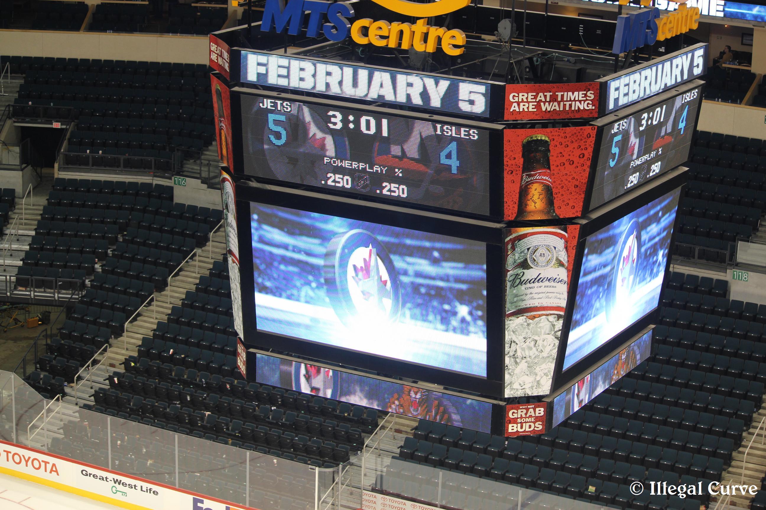Jets beat Islanders in OT January 27 2013