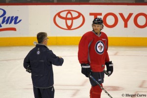 Coach Noel and Ron Hainsey