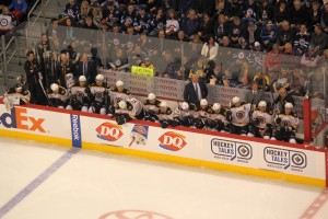 Feb 17, 2013 Bruins bench