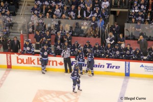 Jets bench - March 2013 (2nd game)