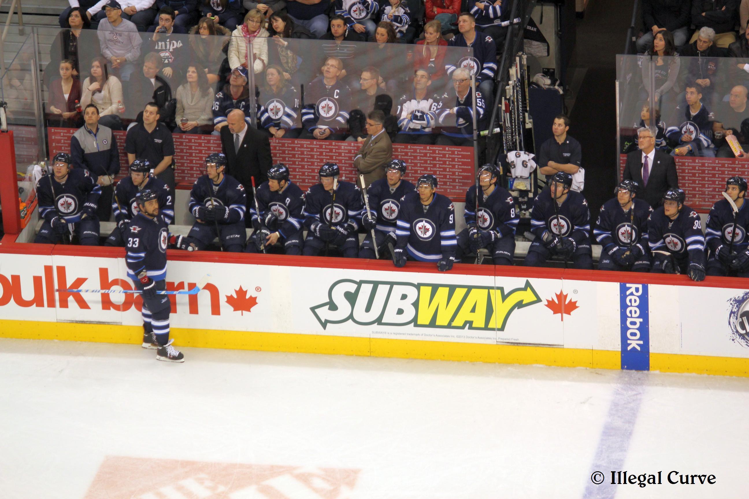 Jets bench March 24