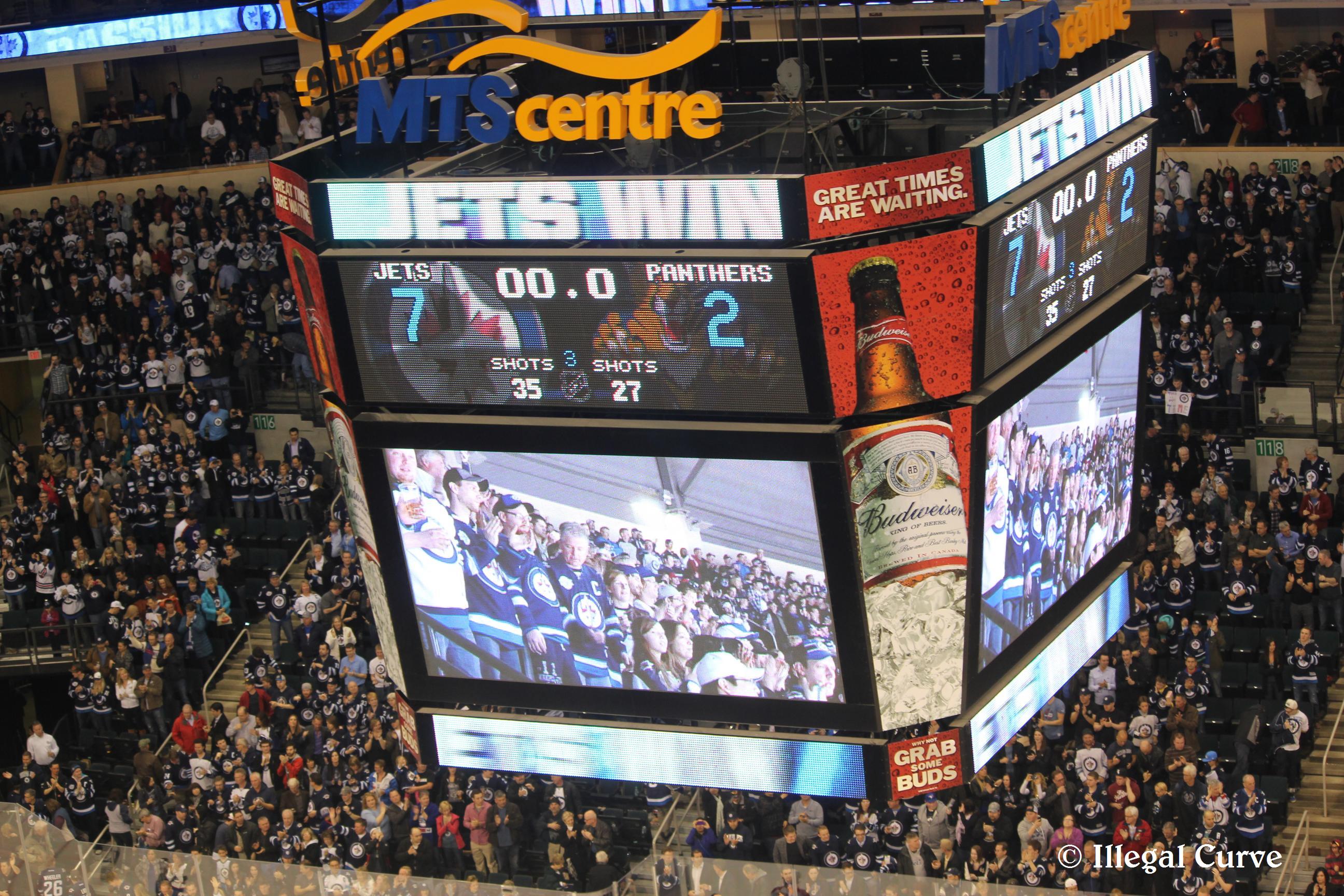 Jets blow out Panthers April 11 2013