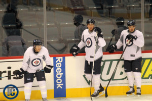 Jets at practice in October 2013