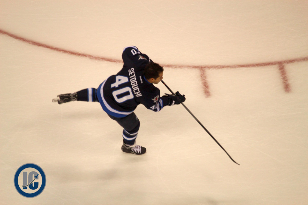 Winnipeg Jets Devin Setoguchi has been given a leave of absence
