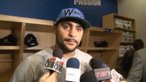 Buff talks as a forward