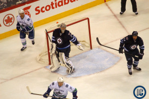 Pavelec against Canucks