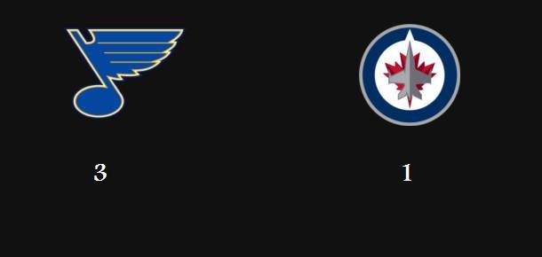 Blues beat Jets March 17 2014