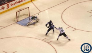 Buff almost gets 3rd goal of night