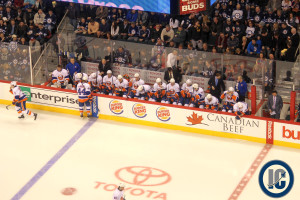 Islanders bench (March 4, 2014)