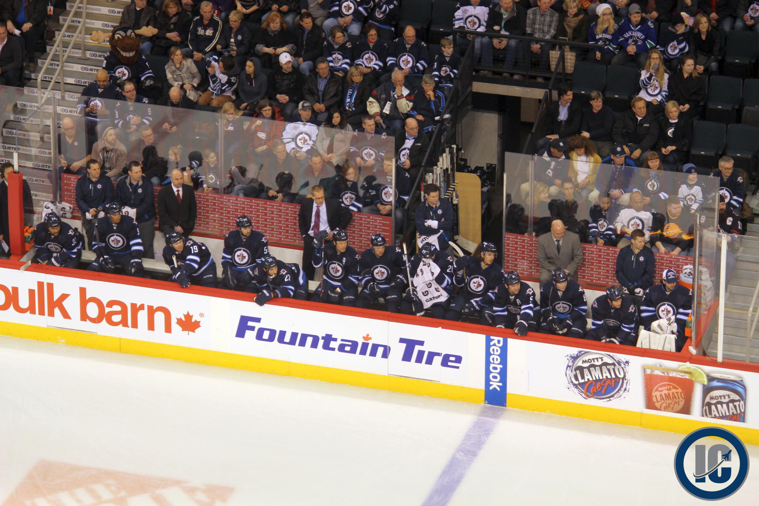 Jets bench March 12 2014