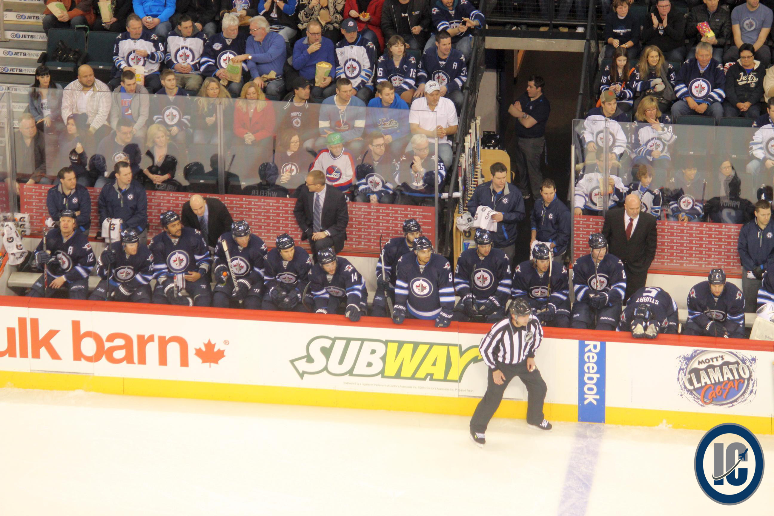 Jets bench March 16 2014