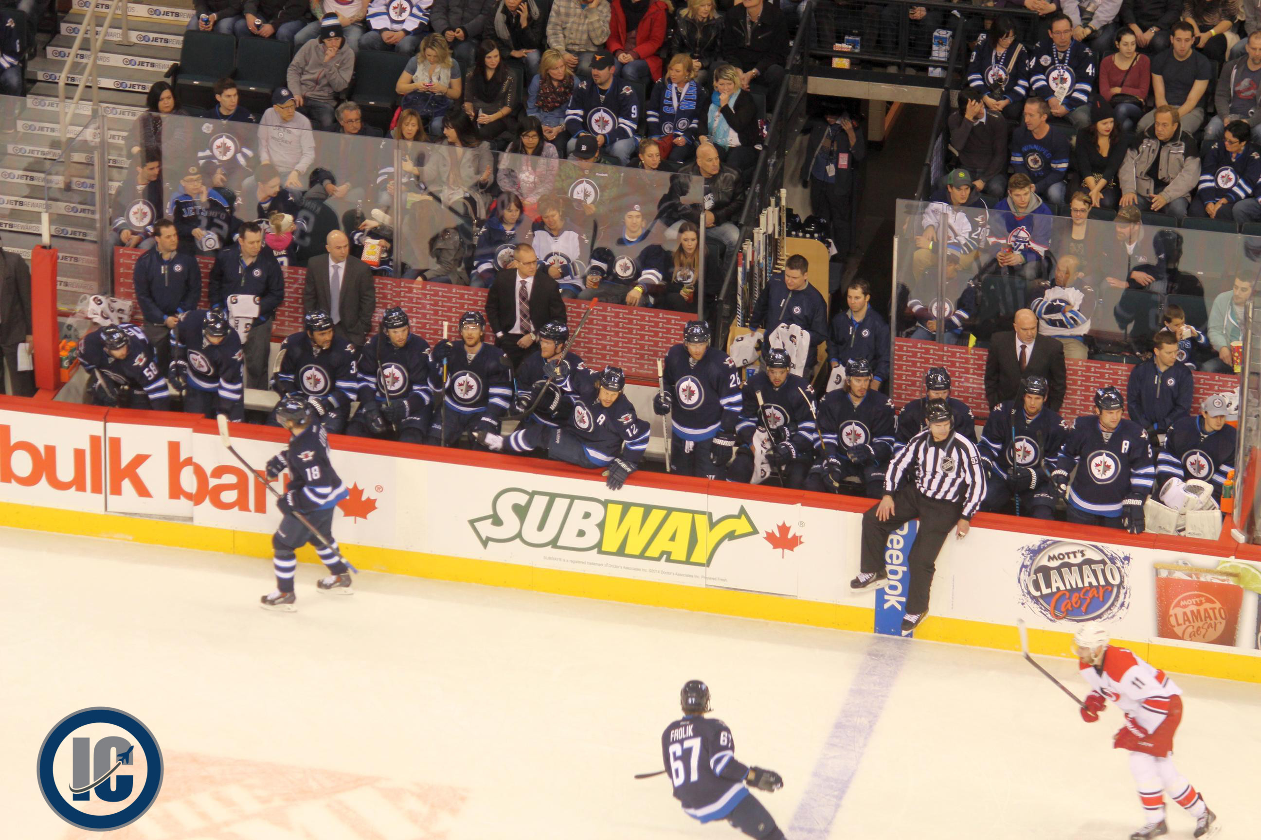 Jets bench March 22 2014