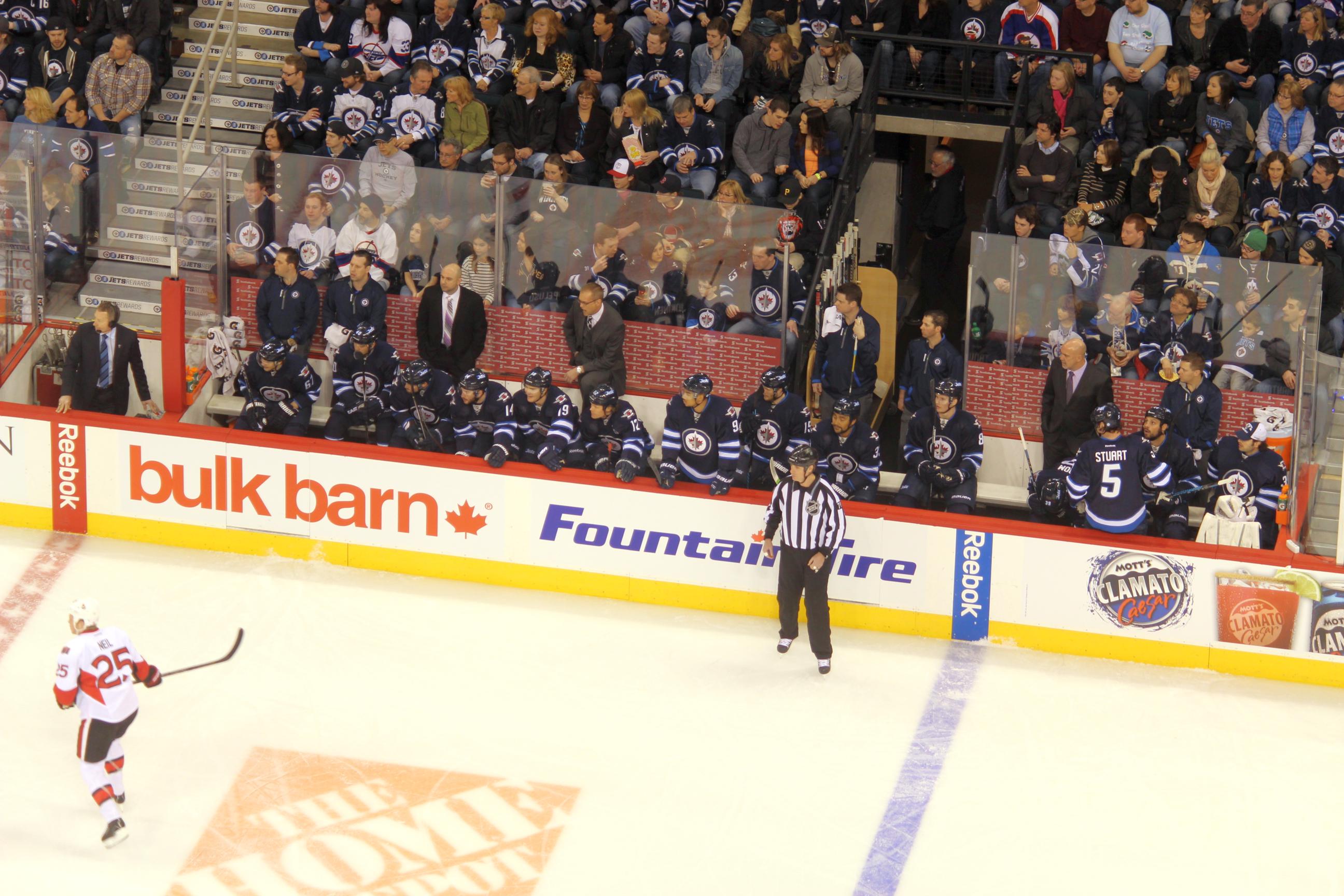 Jets bench March 8 2014