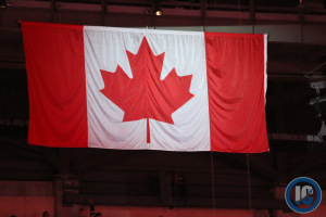 Canada flag at MTS Centre