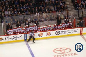 Canes bench (October 21, 2014)