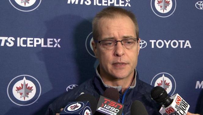 Coach Maurice post practice at