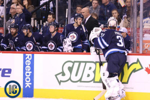 Jets bench front (October 4, 2014)