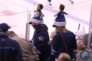 Winnipeg Jets Morning Papers 1 Byfuglien & Ladd Christmas Hats
