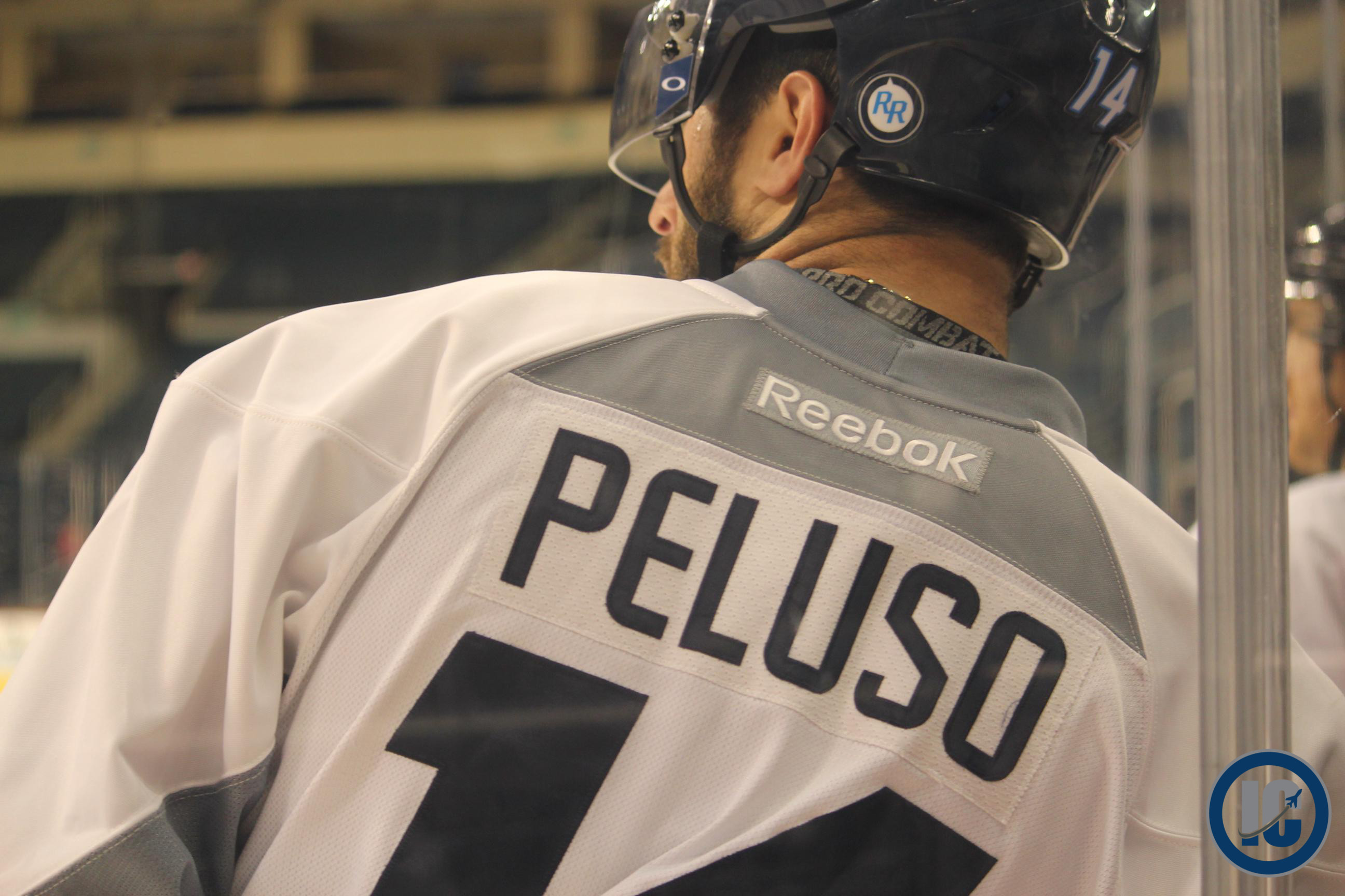 Peluso at practice