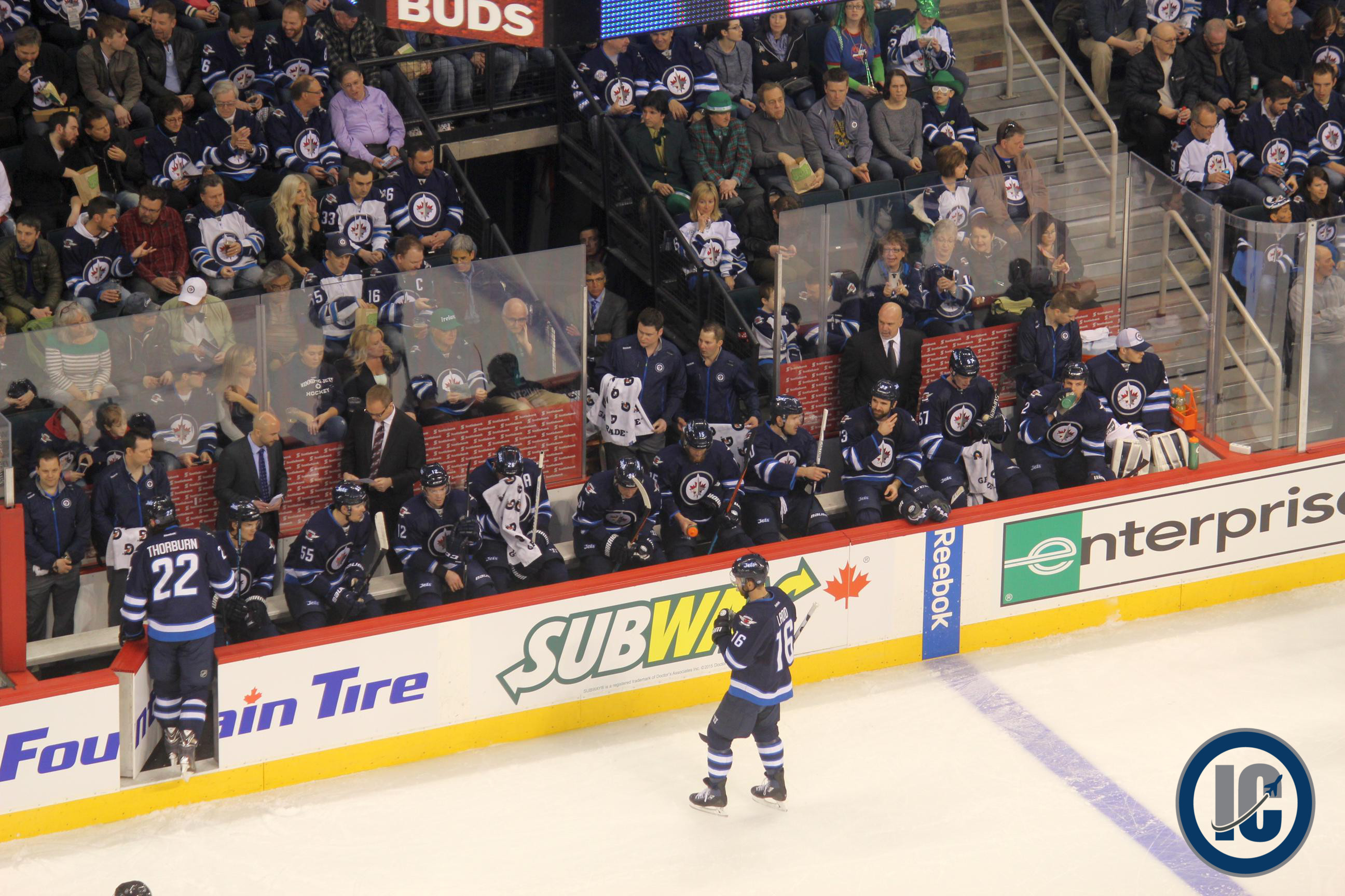 Jets bench March 17