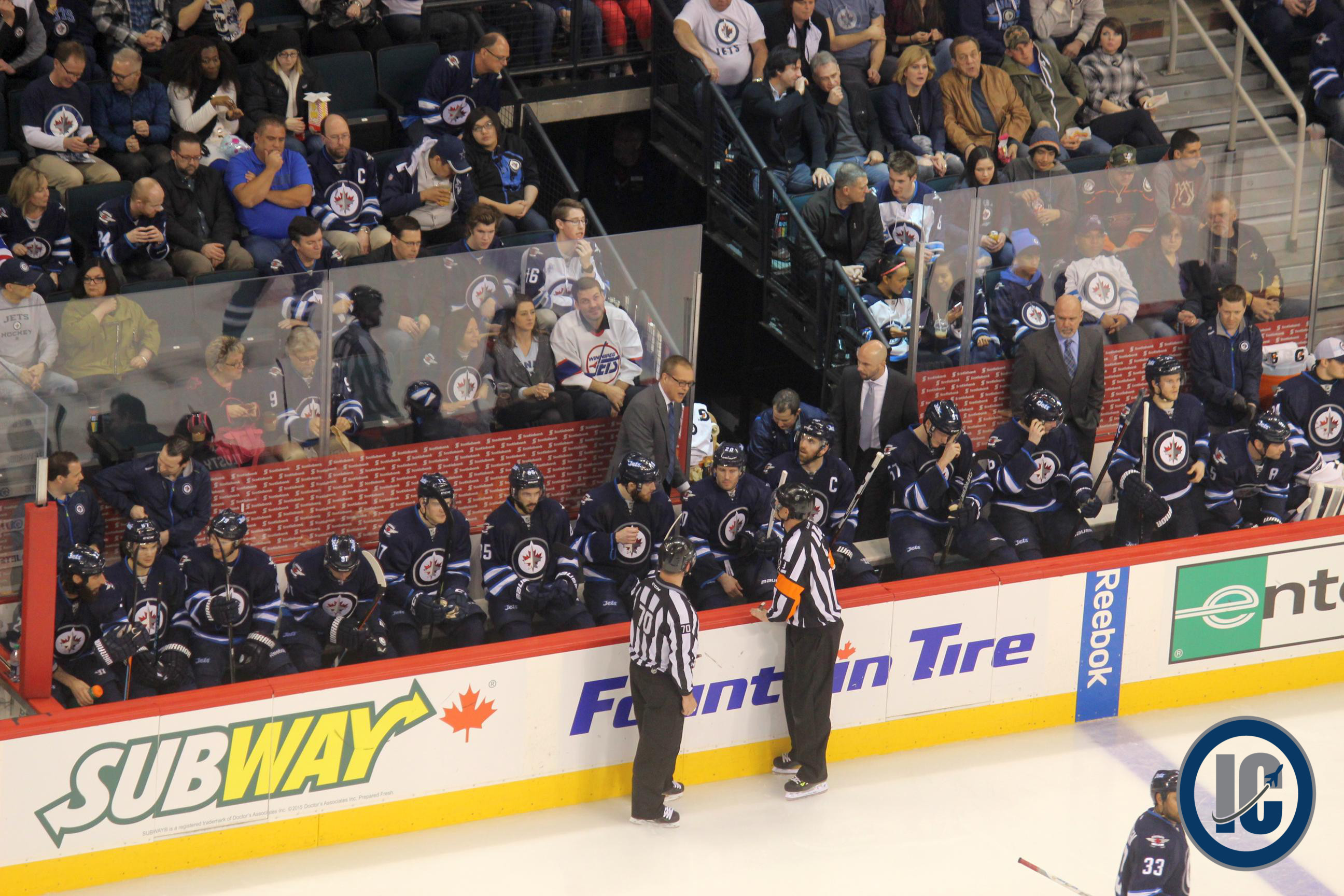 Jets bench March 31