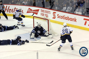 Winnipeg Jets trade with the St. Louis Blues for Paul Stastny 1 Stastny scores on Hellebuyck