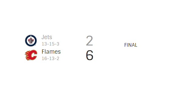Jets lose 6 2
