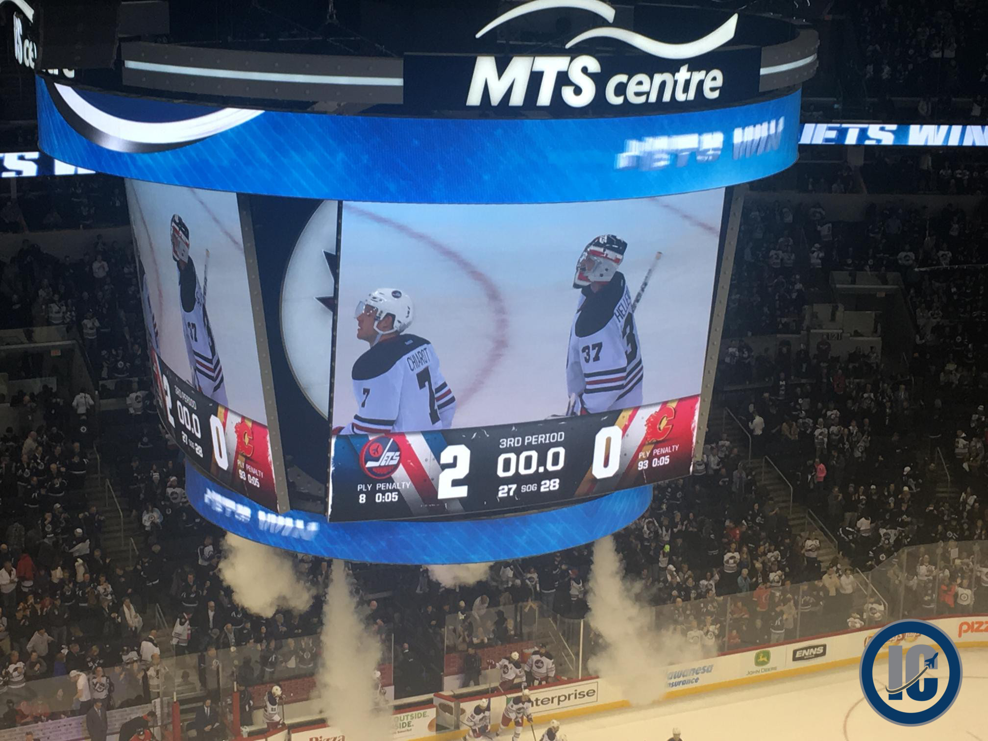 Jets beat Flames 2 0