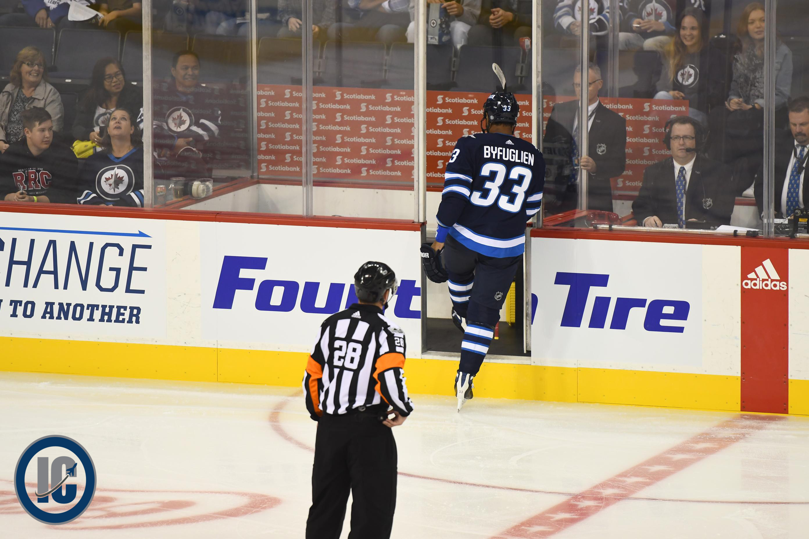 Byfuglien heading to the penalty