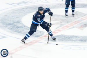Winnipeg Jets Morning Papers 1 Blake Wheeler makes the pass