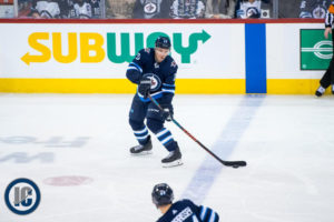 Winnipeg Jets Morning Papers 1 Paul Stastny making a pass