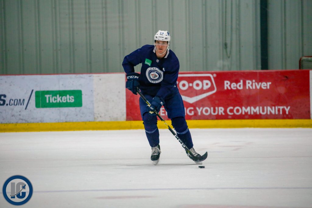 Day 1 of Winnipeg Jets mini pro camp | Illegal Curve Hockey