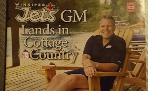 Jets GM at the cottage