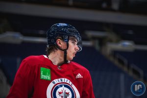 Ville Heinola at practice