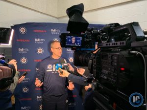 Coach Maurice at IcePlex