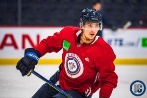 Luca Sbisa at practice