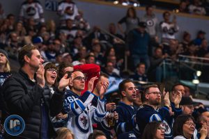 Fans at Bell MTS Place