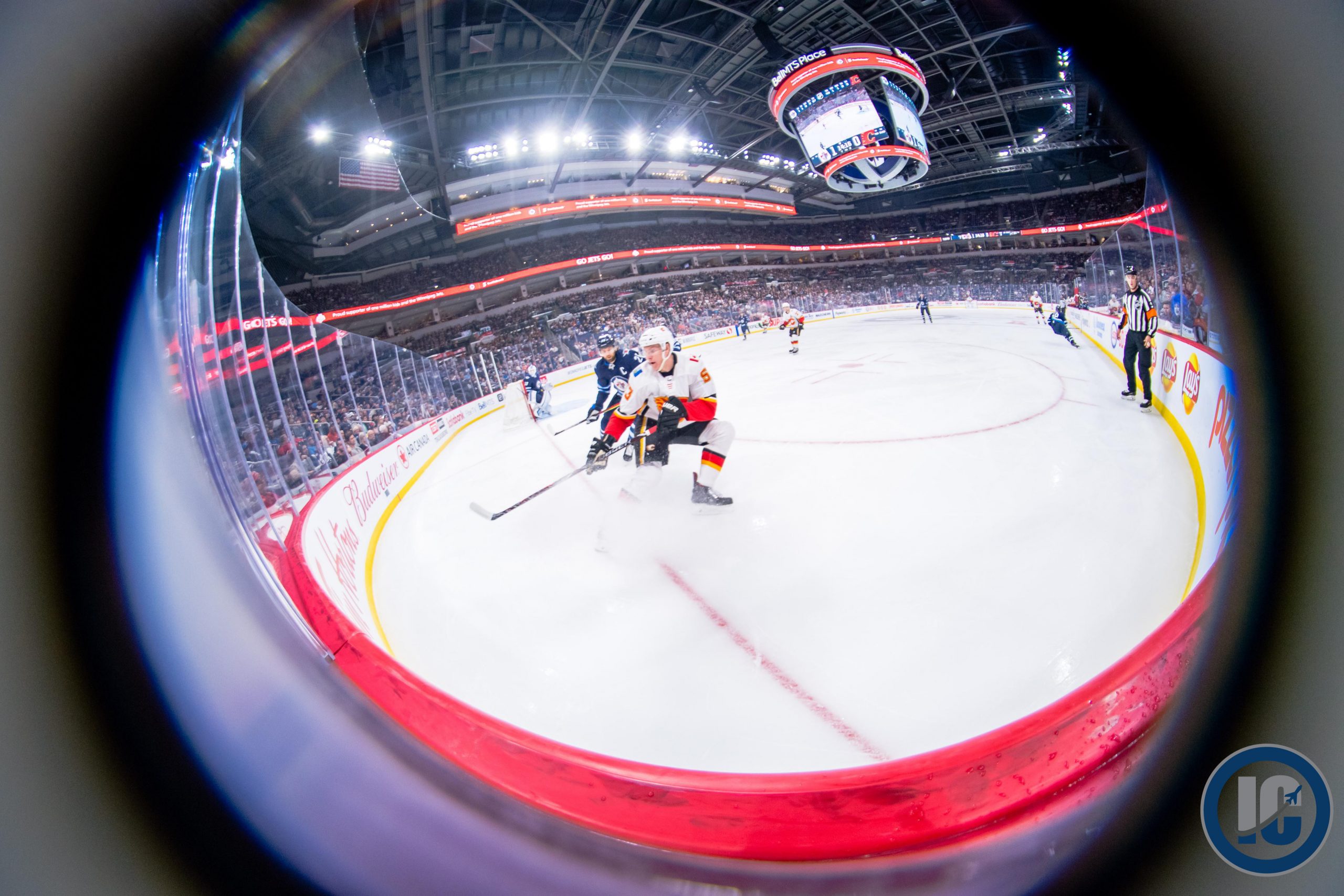 Jets vs Flames fish eye scaled
