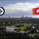 Jets vs Flames in Edmonton