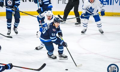 Scheifele heads up ice vs Leafs