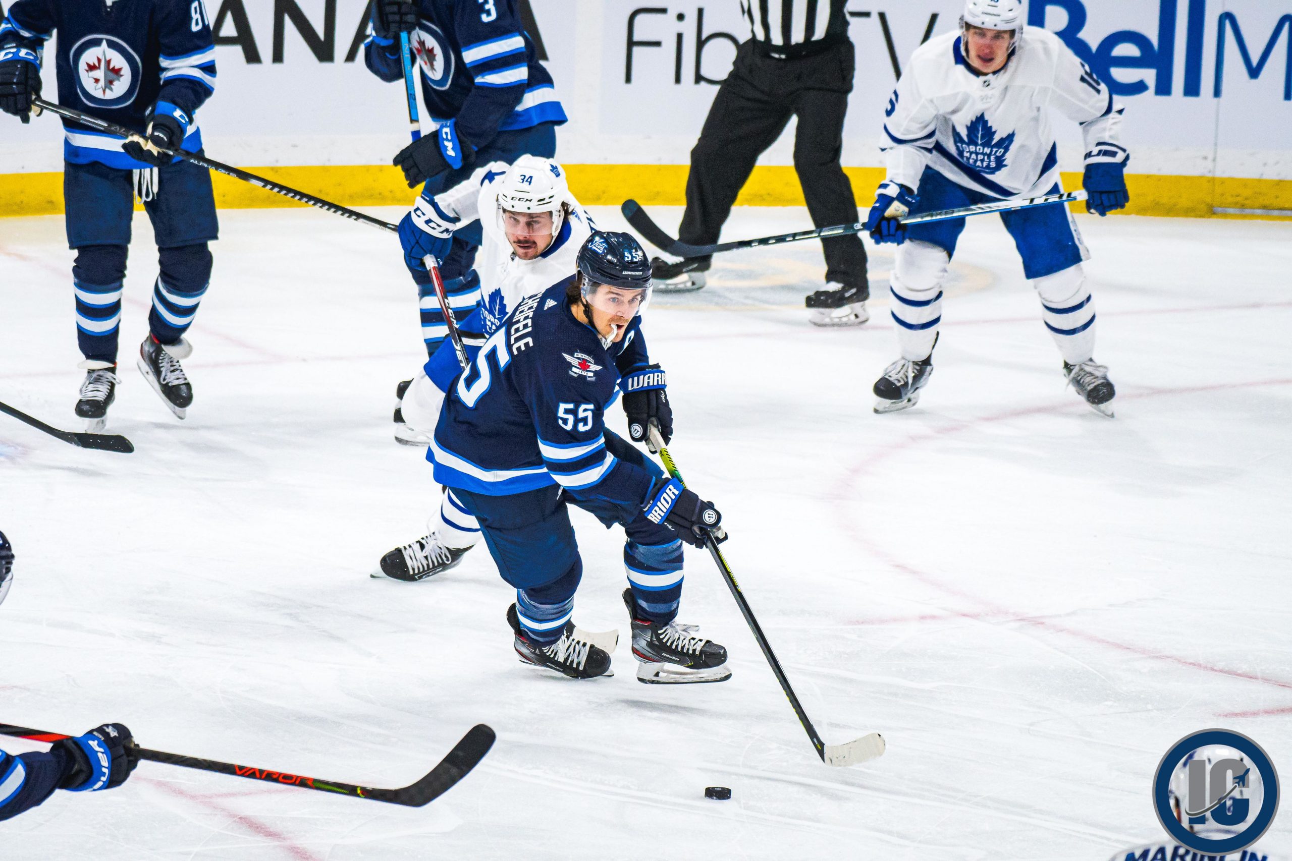 Scheifele heads up ice vs Leafs scaled