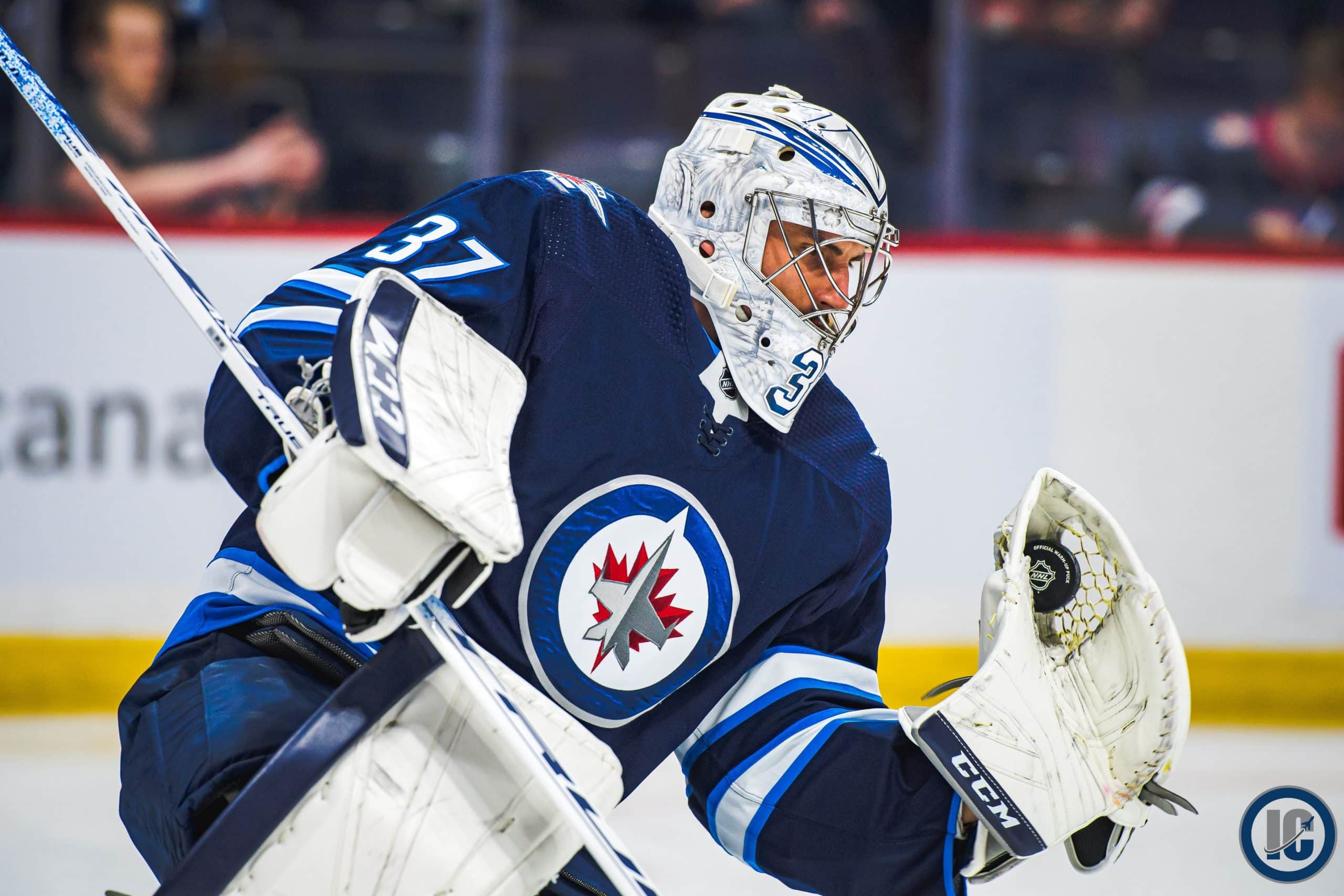 Connor Hellebuyck dialed in scaled