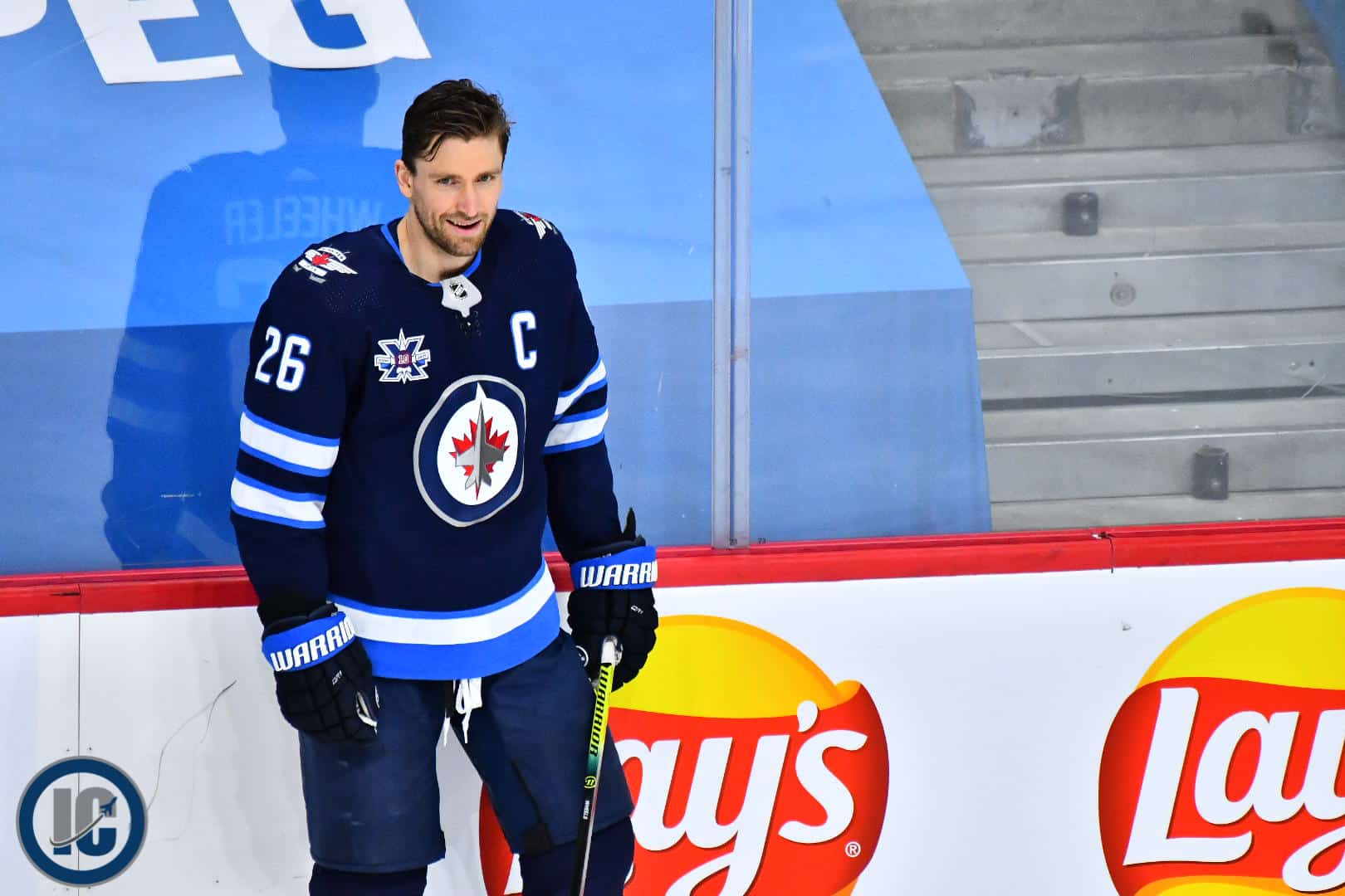 Blake Wheeler in warm up