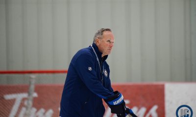 Dave Lowry at practice