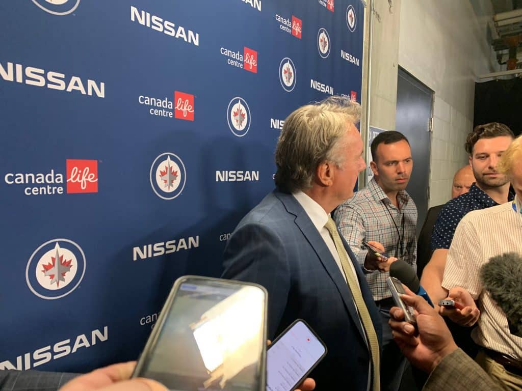 Winnipeg Jets Head Coach Rick Bowness Informal Media Availability ...